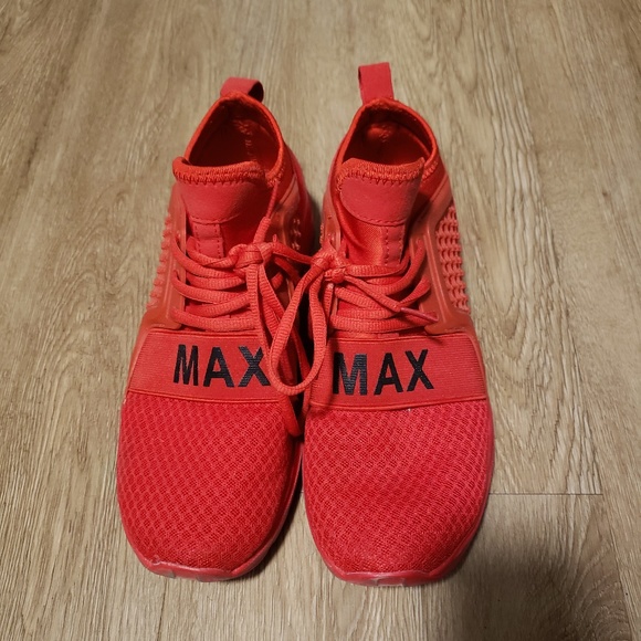 Premium Red Max: Lightweight, Breathable Workout Shoes with Great Ankle Support - Picture 1 of 6
